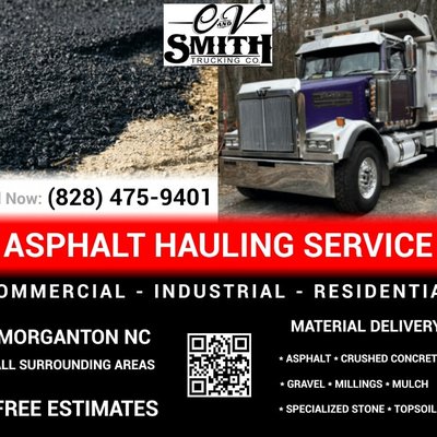 Asphalt hauling