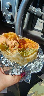 Chicken super burrito