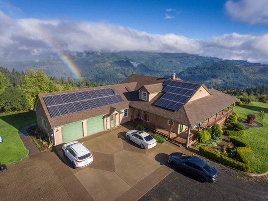 Solar Panel Roof Installation - Amboy, WA