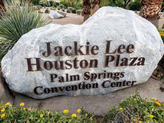 At Jackie Lee Houston Plaza