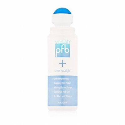 Carrier of PFB Vanish Chromabright for razor bumps, ingrowns, dark spots, and exfoliation