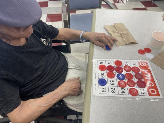 Enjoying Bingo...