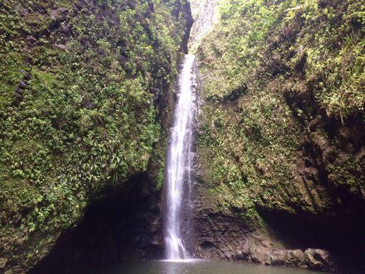 Chilling at the waterfall