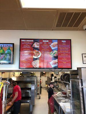 2nd menu board. See other menu board also for different items.