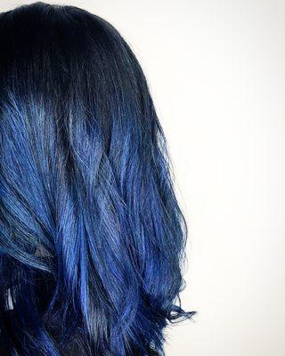 Blue hair color