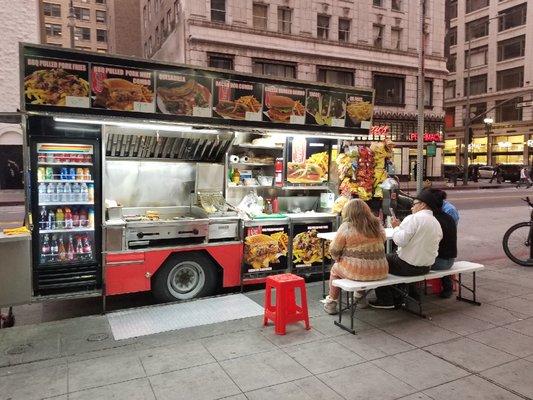 Mobile Food Van on Broadway