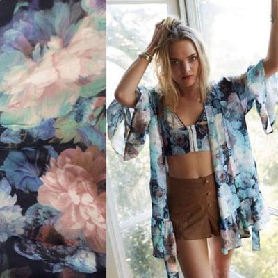 Graceless Floral Kimono