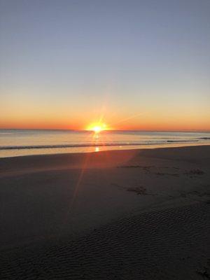 North Wildwood Sunrise over the Beach