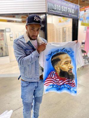 Nipsey hussle portrait