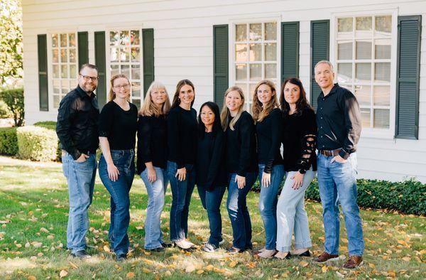 Dr. Reese, Laura, Jodi, Tracy, Margie, Sarah, Megan, Julie, Dr. Wiltbank