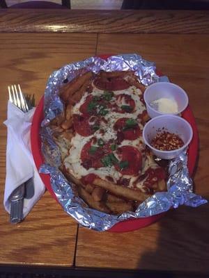 Pizza fries!!