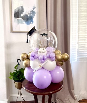 Graduation balloon bouquet