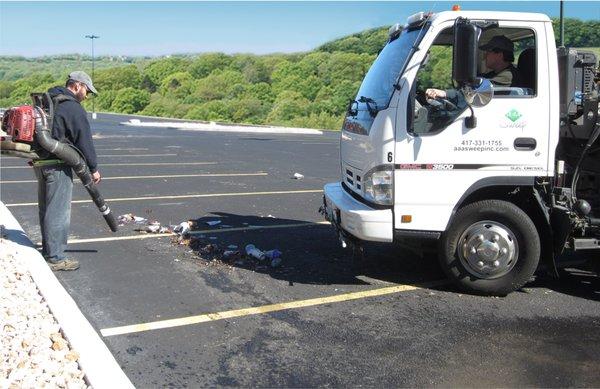 Parking Lot Sweeping