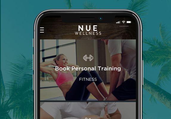 NUE Wellness iOS Mobile App.