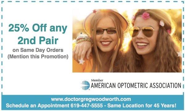 Schedule an Eye Exam Appointment Today 619-447-5555