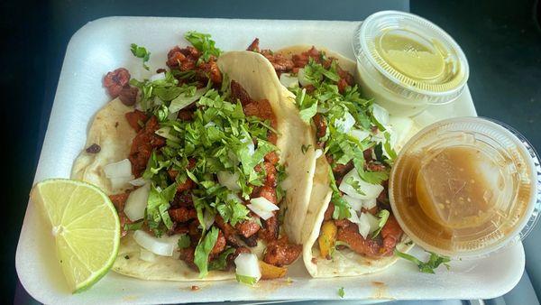 Al Pastor Taco (you have a choice of flour or corn tortilla)