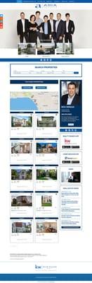 We worked with the Aria team to construct a website that allows visitors to search their real estate property listings.