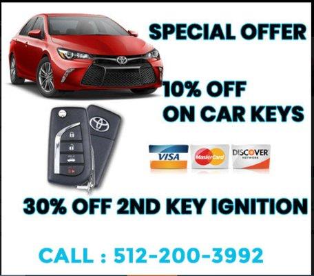 Toyota Key Replacement Pflugerville