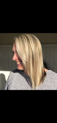 Blonde highlights