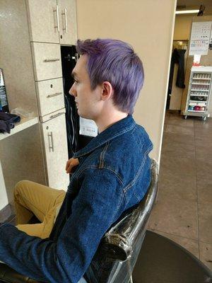 Men's bleach and tone