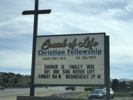 Wednesday, June 5, 2019: sign on US Rt. 50.