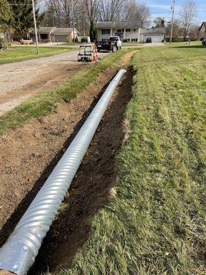 culvert install