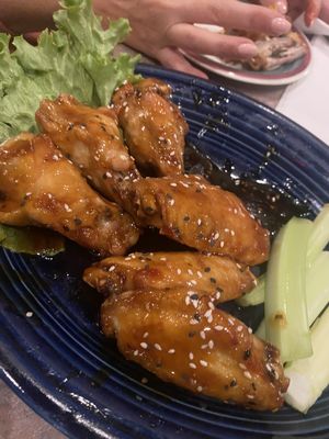 Maple Glazed Chicken Wings