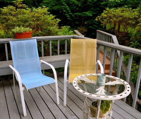 Balcony off of living room