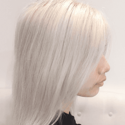 Double Process Hair Color platinum