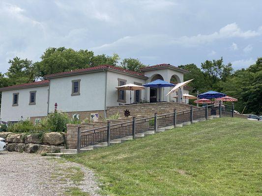 The tasting room and event center.