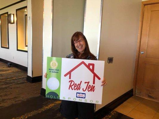 Red Jen supports our local community through Rotary sponsorship.