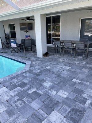 Pavers and lanai