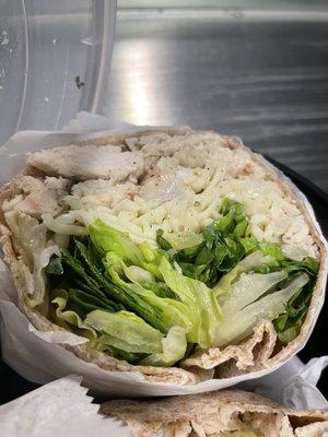 This chicken Ceasor wrap is amazing!!!!!!