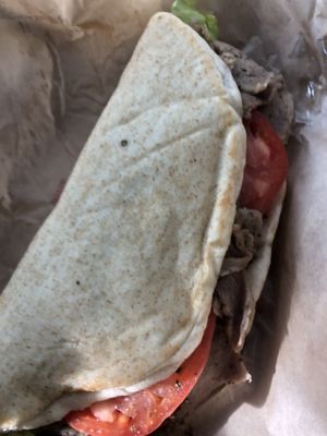 Lamb Gyro, no sauce