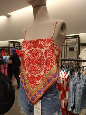 Fashion is such a cycle. Can't believe these tops are back in style according to Zara.