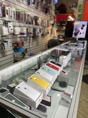 Wide selection of phones