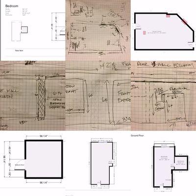 Floor plan looked something like this .. clean and professional Truvalue services it what matters