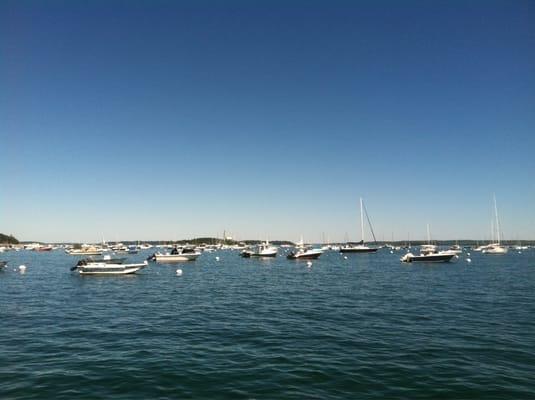 View from the dock