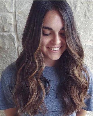 Balayage on Virgin Hair