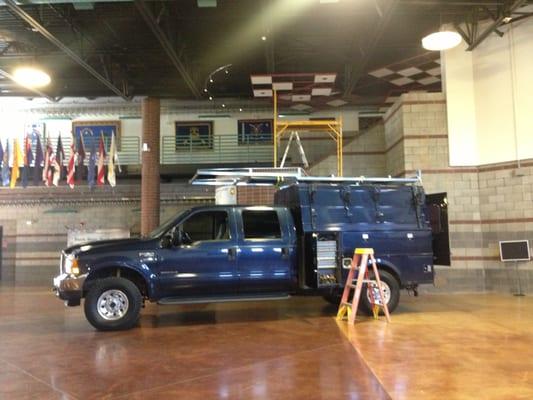 Our Newest Service Truck on site.