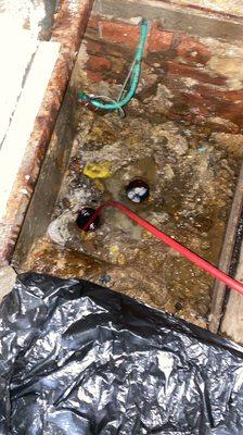 Water Jetting A Greasy Clogged Main Sewer With A Spartan 4000 PSI Water Jet Guaranteed To Break Through Any Tough Job