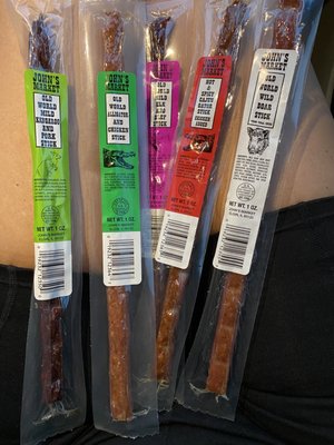 Tons of jerky flavors. Yum.