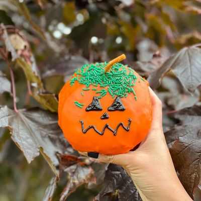 Jack-O-Lantern Donut