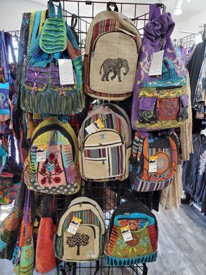 Hemp backpacks