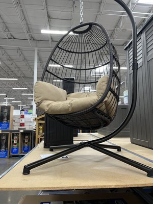 Swing chair.