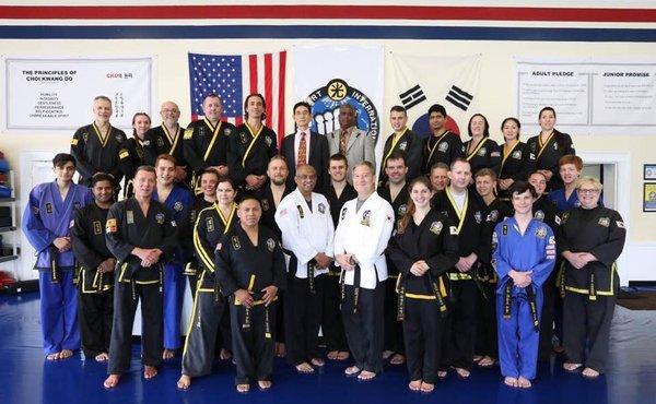 4th dan and above International Black Belt Testing in Atlanta .