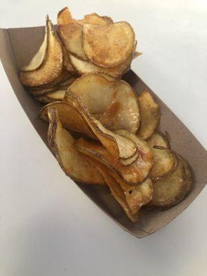 Crispy potato chips