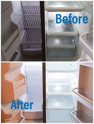 Refrigerator clean out, included in a deep clean