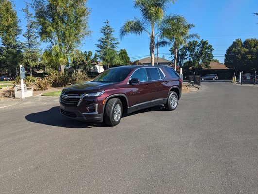 Our Chevy Traverse SUV. Seats 7 Guests