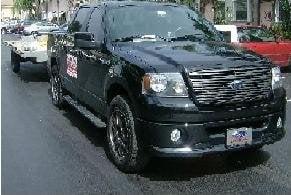 Black F-150, Ready to move your spa anyplace in South Florida